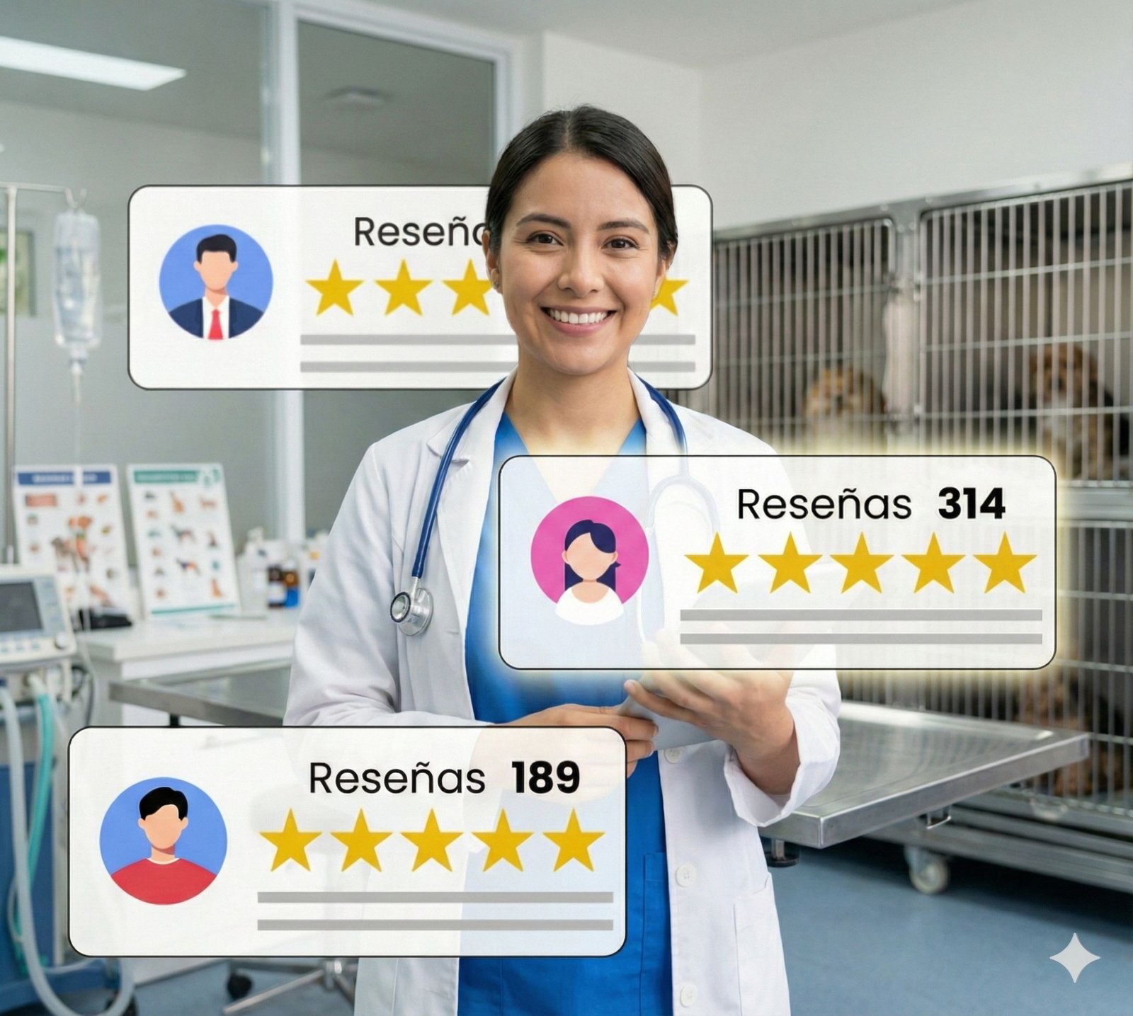 Mostrador con escudo de reseñas DiloHoy para proteger Google Maps